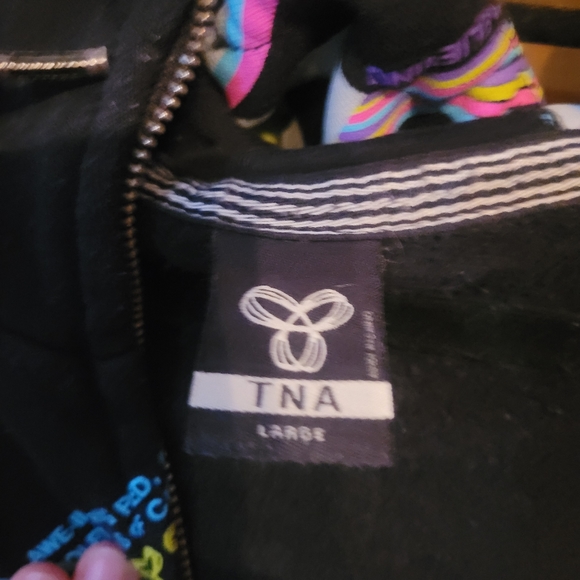 TNA Zip-up Hooded Sweatshirt - Large - Picture 3 of 3